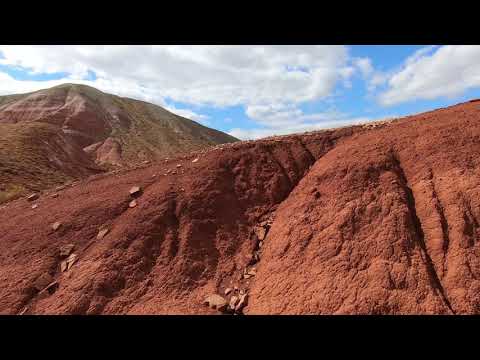 Mount Big Bogdo 2.7k 60fps -1part. Baskunchak. Bogdinsko-Baskunchaksky reserve. Relax video.