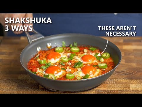 3 AUTHENTIC and Easy Shakshuka Recipes