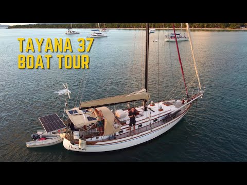 Boat Tour: Welcome to our Floating Home! (Tayana 37)