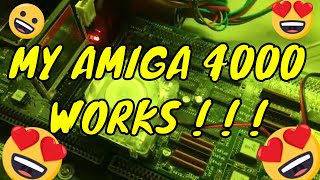 My AMIGA 4000 WORKS ! ! ! DA-KU-DIII MA-DA-KU