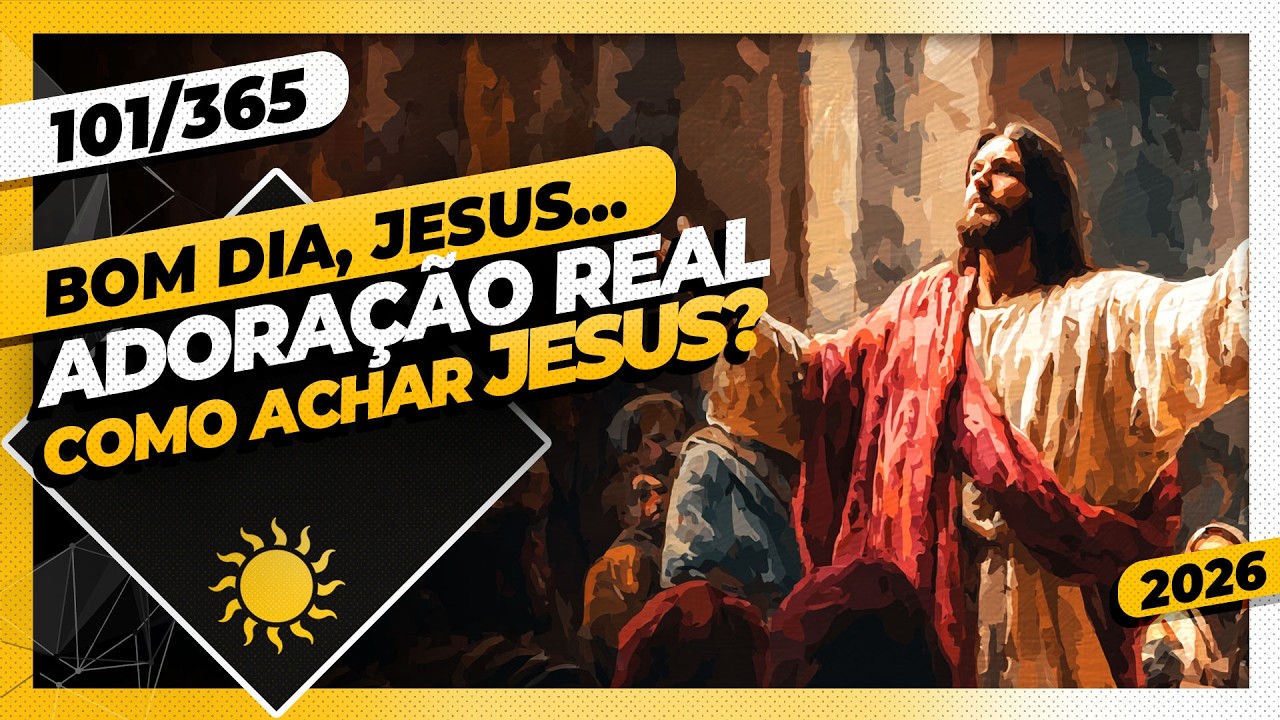 ADORAÇÃO REAL: COMO ACHAR JESUS? - Bom dia, Jesus! 101/365 (2026)