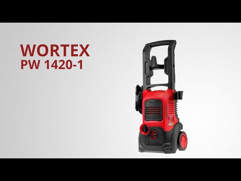 фото очиститель высокого давления wortex pw 1420-1 (бесщёт.двиг., 1.8 квт, 140 бар, 390 л/ч, шланг 8 м) 0