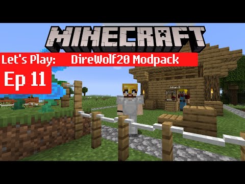 MineColonies Mod I’m The King! - Direwolf20 1.16 Modded Minecraft Survival – Ep 11