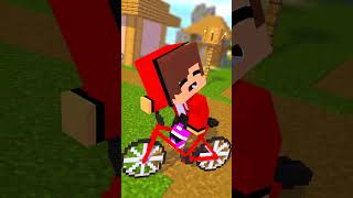 Hey JJ want some candy? - MAIZEN Minecraft Animation #shorts