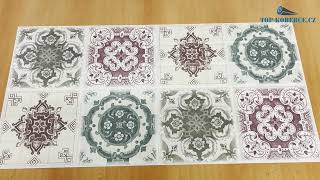 3D obkladový omyvatelný panel PVC Kavkaz (960 x 480 mm)