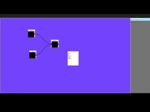 Node Editor In Python Wip