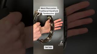 Video thumbnail for Meinl Percussion Traditional Handheld Tambourine TMT1BK #percussion #demo by Drums Etc. - The Drummer's Pro Shop