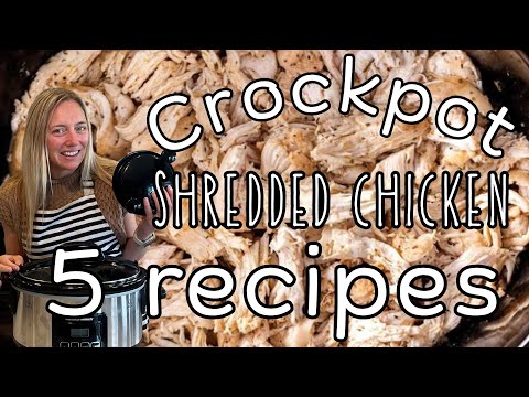 5 EASY Meals You Can Make With Shredded Chicken | Molly Purcell | Molly Makes It Easy