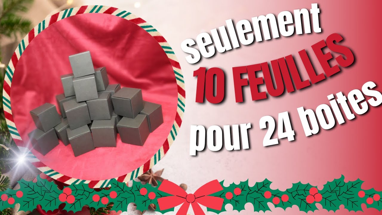 Calendrier De L'Avent DIY Noël - 24 Sacs En Tissu + 24 Chiffres Bois + Panneau - Déco Murale à Personnaliser