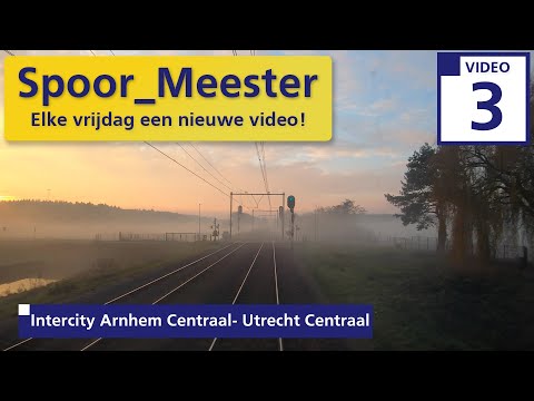 (4K) Cabinerit Machinist | Rij met Spoor_Meester van Arnhem naar Utrecht met mooie zonsondergang (3)