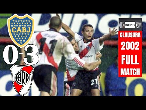 BOCA 0-3 RIVER / CLAUSURA 2002 / FULL MATCH