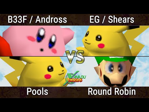 Xanadu Origins - B33f & Andross Vs. Shears & EG - Smash Bros - SSB64