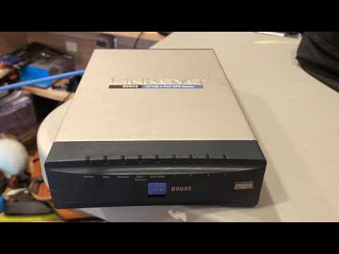 Booting Linksys RV042 - high-pitched squeal