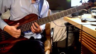 Video thumbnail for Rushed love / Gustavo dal farra / Slap bass solo 【cover】Adamovic Halo 5 by 高見澤工房