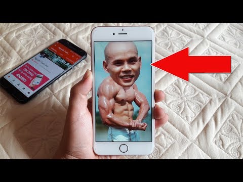 Make Funny Big Face by your iPhone
