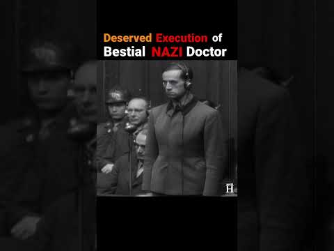 Execution of Karl Brandt - Bestial Nazi Doctor #shorts #ww2 #nazigermany #worldwar2videos