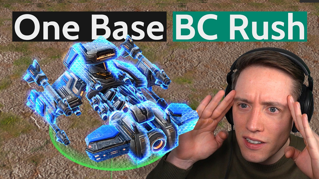 Insane One-Base Battlecruiser Rush! StarCraft 2