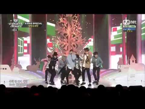 141225 BTS  Just One Day  & War of Hormone - MCountdown Christmas Special