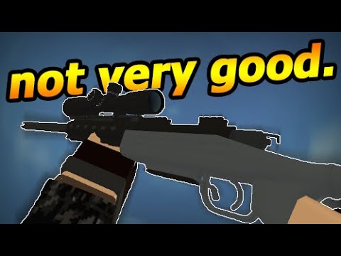 the *NEW* K14 SNIPER RIFLE in phantom forces... its not very good lol...