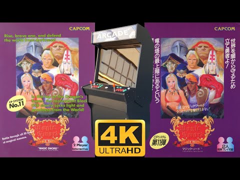 Magic Sword | ARCADE | 4K60ᶠᵖˢ UHD🔴 | Longplay Walkthrough Playthrough Full Movie Game
