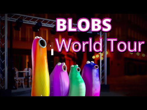 Blob Opera World Tour - Blobs on tour - crazy Hallelujah chorus performance...