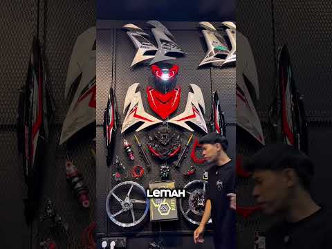 COMBO Y15ZR V2 CUSTOM SET MX KING ✨❤️‍🔥🔱 #suriagarage #y15zr #lcv8