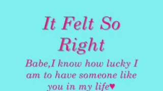 It Felt So Right by Sarah Geronimo with lyrics♥♥♥