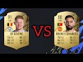 Kevin De Bruyne VS Bruno Fernandes | FIFA 22 Base Card Comparison