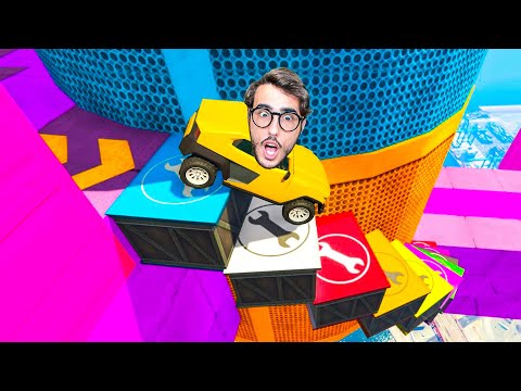 COMPLETO IL PARKOUR CON LE AUTO IMPOSSIBILE DI GTA 5!