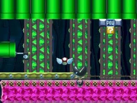 [NSDBU] 5-5 Deep Swamp Plank ⚡️ by Carlos :) ⚡️ SUPER MARIO MAKER Raw GAMEPLAY