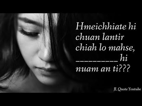 Hmeichhe mizia, i hriat ngei ngei turte ~ Psychological facts