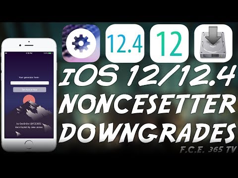 iOS 12.4 / 12.0 Nonce Setter For iOS DOWNGRADE RELEASED | How To Set Nonce Generator