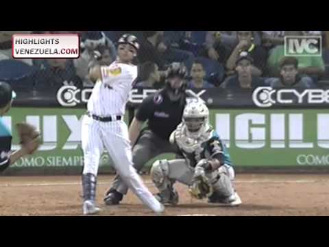 Highlights LVBP 16/12/2015 - Bravos de Margarita vs Leones del Caracas