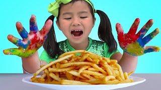 Johny Johny Yes Papa | Jannie &amp; Wendy Pretend Play Wash Your Hands Nursery Rhymes Song