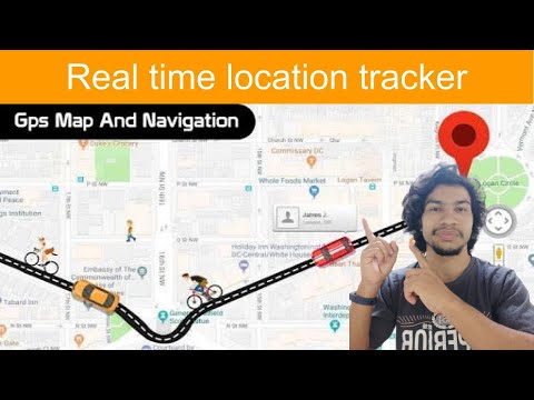 Real time location tracker app on leafletjs || HTML5 geolocation || Tekson