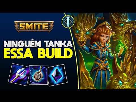 NINGUÉM tanka essa BUILD! SCYLLA/CILA MID RANKED - ⚡ Smite BR Ranked Conquista