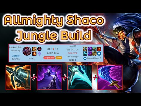 Berserker Shaco Jungle Carry vs. Fed Evelynn [League of Legends] Full Gameplay - Infernal Shaco