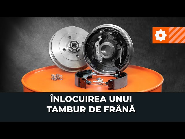 Urmăriți un ghid video despre înlocuire AUDI A4 (8D2, B5) Tamburi