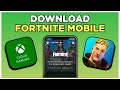 How to DOWNLOAD FORTNITE MOBILE (XBOX CLOUD GAMING)