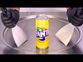 Fanta Lemon Ice Cream Rolls Satisfying Visual ASMR