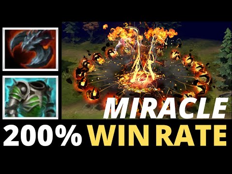 MIRACLE [Shadow Fiend] 200% Win Rate Right Click Build 7.24 Dota 2