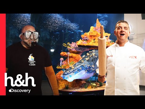 Buddy beats Duff with an amazing coral-themed cake | Buddy vs Duff: The Duel | H&H Brazil