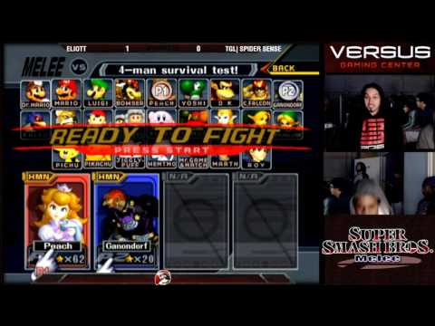 VS Weekly 10/23/16 - Winners R4 - Eliott (Peach) vs Spider Sense (Ganondorf) - Melee