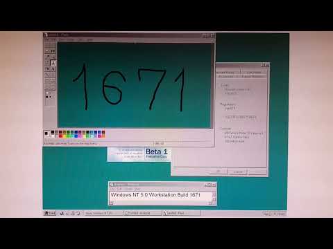 Windows NT 5.0 Workstation 빌드 1671