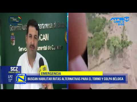 Buscan habilitar rutas alternativas para El Torno y Colpa Bélgica