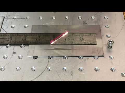 Laser Oxidation Removal - Starrett Rule