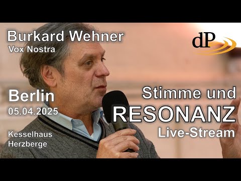 Stimme & Resonanz – Burkhard Wehner von Vox Nostra – Parkinson-Tag im Kesselhaus Herzberge 05.04.25