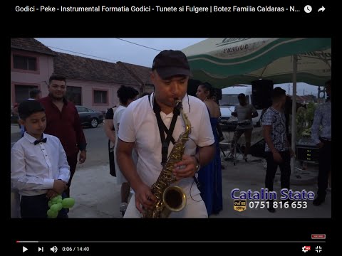 Godici -  Instrumental Formatia Godici - Tunete si Fulgere | Botez Familia Caldaras - NOU