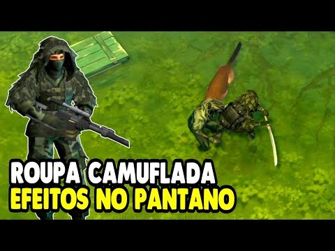 ROUPA CAMUFLADA EFEITOS NO PANTANO - Last Day On Earth