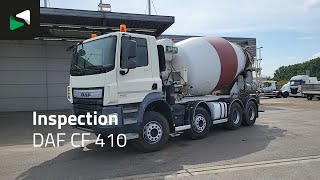 DAF CF 410 8X4 9m3 Imer Mixer Big-Axle Manual Euro 6 concrete mixer truck for sale - Image 4 | Machineryline DAF CF 410 8X4 9m3 Imer Mixer Big-Axle Manual Euro 6 concrete mixer truck | Image 4 - Machineryline